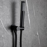 1-Spray Patterns 1.8 GPM 10 in. Dual Shower Head and Handheld Shower Head with Body Spray in Matte Black