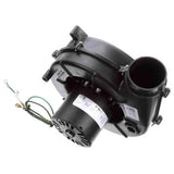 Fasco A196 blower motor - label view (Type: Shaded Pole; Voltage: 115V)