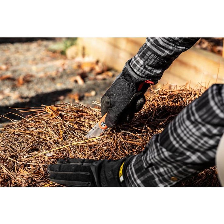 Crescent 3.25 in. Drop Point Blade Everyday CarryKnife with Rawhide Composite Handle