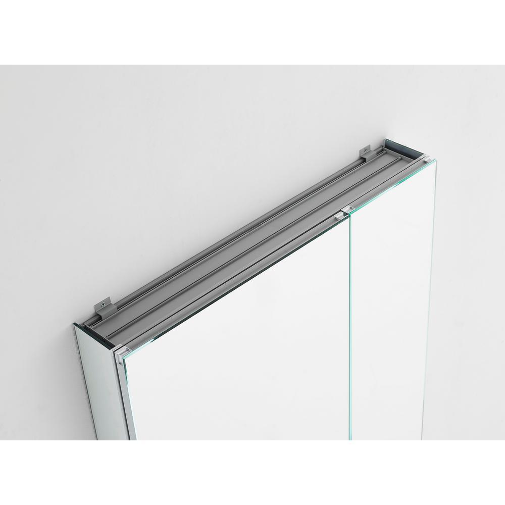 Royale 30 in W x 30 in. H Recessed or Surface Mount Medicine Cabinet with Bi-View Doors - Super Arbor