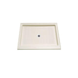 Purist 48 in. x 36 in. Single Threshold Shower Base with Center Drain in White - Super Arbor