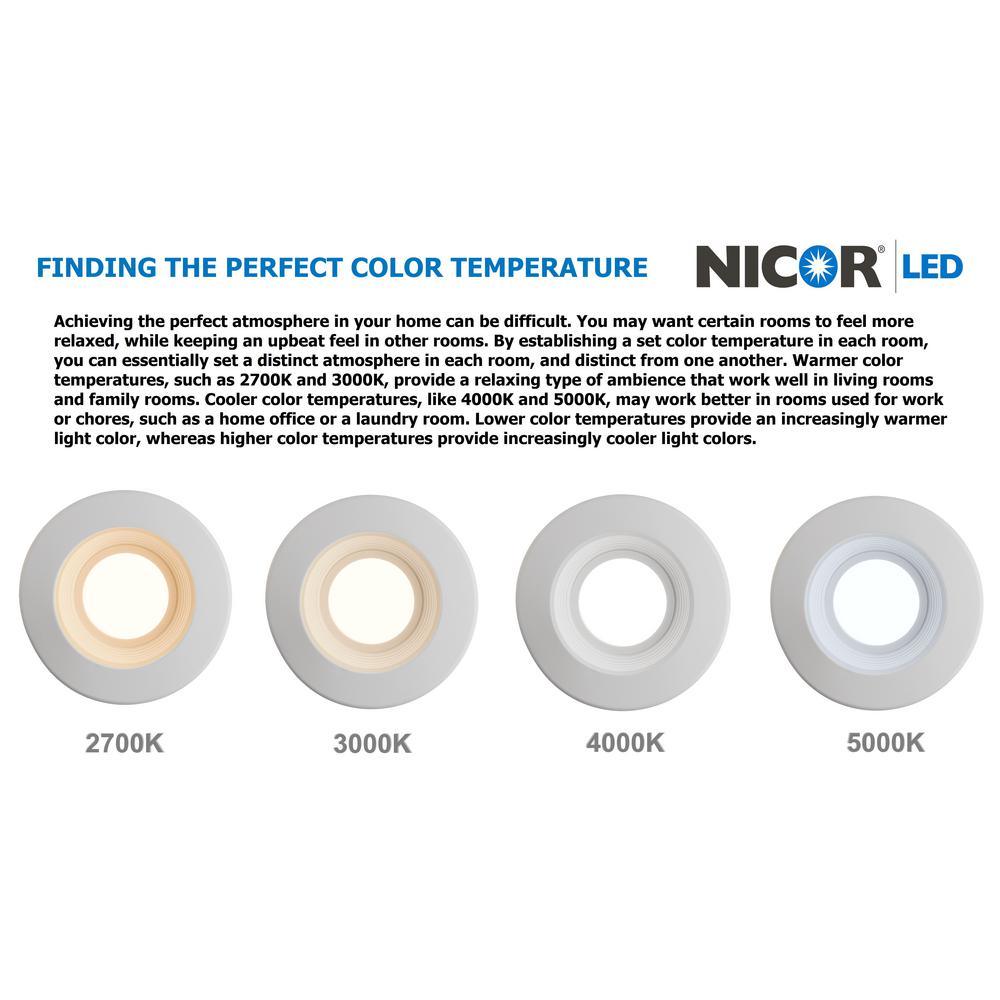 NICOR 150-Watt Equivalent White Integrated LED Designer Cloud Wraparound Fixture, 4000K - Super Arbor