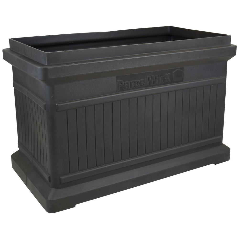 Graphite Standard Horizontal Architectrual ParcelWirx Delivery Drop Box - Super Arbor