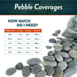 Southwest Boulder & Stone 20 lbs. of Mixed 2 in. to 3 in. Mexican Beach Pebbles - Super Arbor