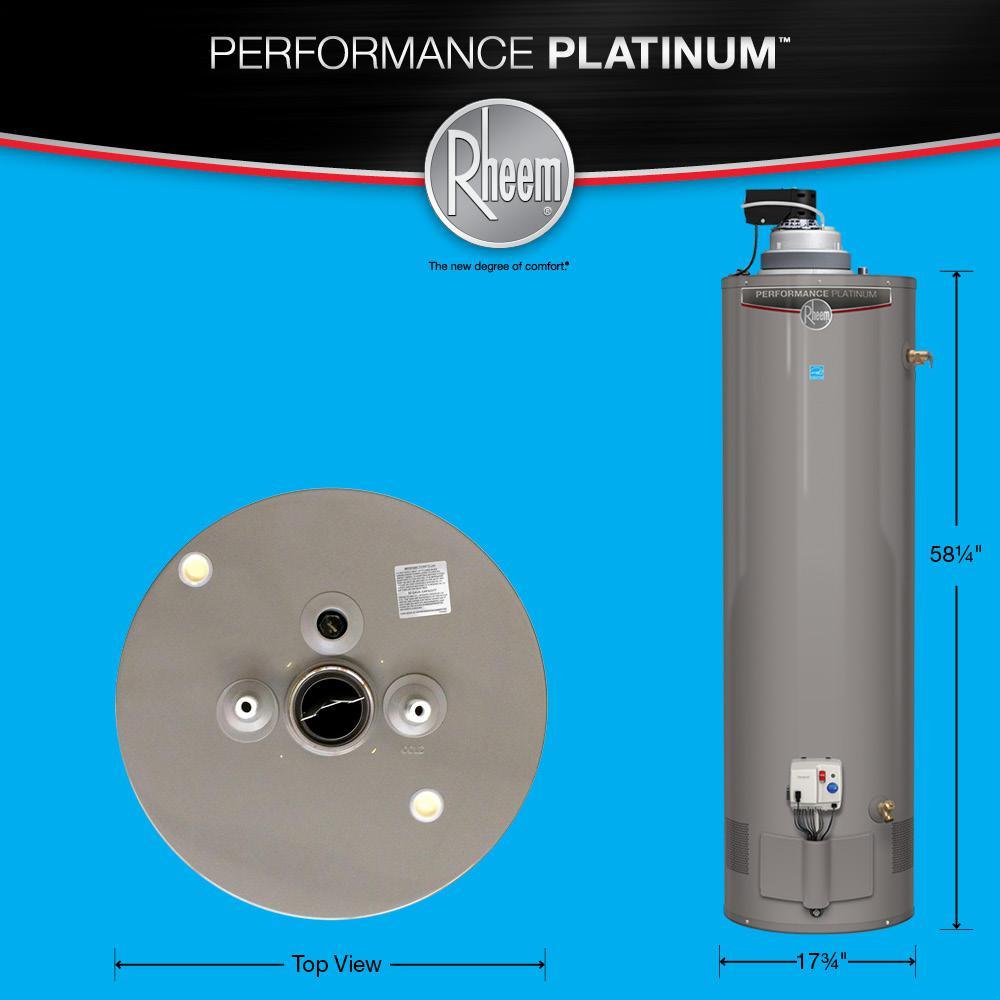 Performance Platinum XR90 29 Gal. Tall 12 Year 60,000 BTU Natural Gas Tank Water Heater - Super Arbor