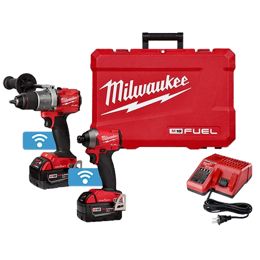Milwaukee M18 FUEL 18V Lithium-Ion Brushless Cordless 1/2 in. Drill/Driver Kit with SAWZALL Reciprocating Saw