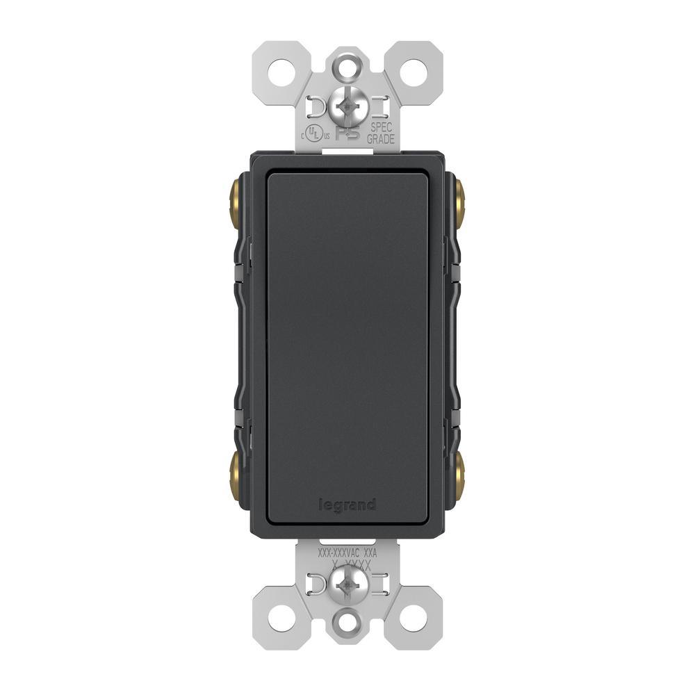 radiant 15 Amp 120-Volt 4-Way Rocker Light Switch, Nickel - Super Arbor