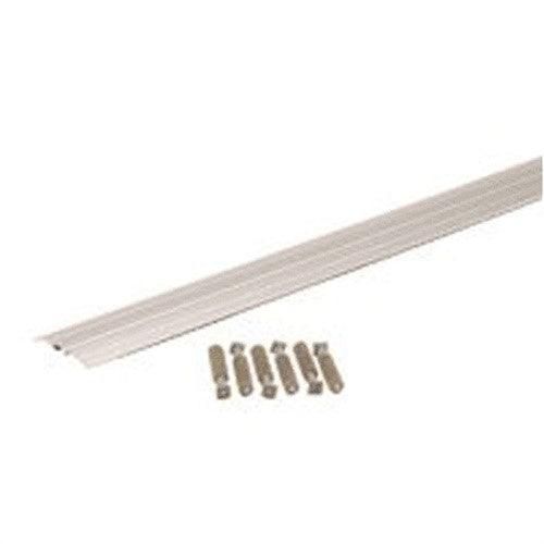 M-D 46131 Multi-Floor Transition, 36.13 in L, 1-1/2 in W, Aluminum, Silver