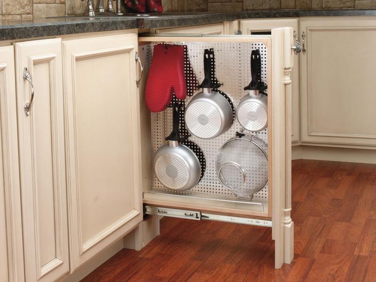 Rev-A-Shelf 6-in W x 30-in H 1-Tier Mounted Wood Baskets & Organizers