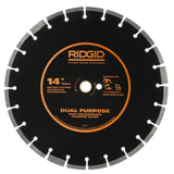 14 in. Dual-Purpose Walk-Behind Saw Diamond Blade - Super Arbor