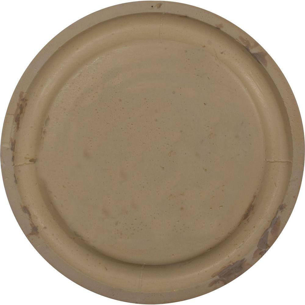 23 in. x 23 in. Round Primed Polyurethane Paintable Gable Louver Vent - Super Arbor