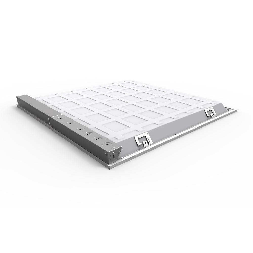 Field Adjustable 2 ft. x 2 ft. Selectable Lumen Integrated LED Panel Light Selectable CCT (4-Pack) - Super Arbor