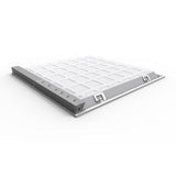 Field Adjustable 2 ft. x 2 ft. Selectable Lumen Integrated LED Panel Light Selectable CCT (4-Pack) - Super Arbor