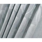 Lily 70 in. x 72 in. Silver Floral Shower Curtain - Super Arbor