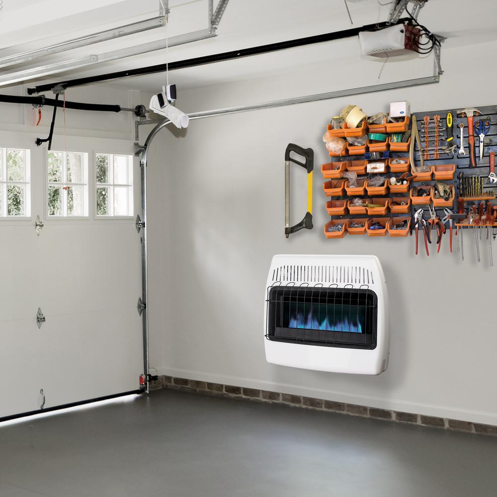 30,000 BTU Vent Free Liquid Propane Blue Flame Wall Heater - Super Arbor