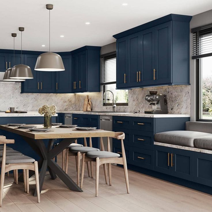 Home Decorators Collection Newport 9 in. W x 12 in. D x 42 in. H Assembled Plywood Wall Kitchen Cabinet in Mythic Blue with Soft Close