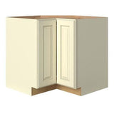 allen + roth Annscroft 36-in W x 34.5-in H x 24-in D Hazelnut Maple Corner Base Semi-Custom Cabinet