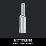 Craftsman 4.5mm Metric Deep Socket - 1/4" Drive, 6 Point