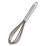 Florina Stainless Steel Durable Silicone Whisk with Handle BPA Free, Heat Resistant, Dishwasher Safe