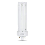 200W Equiv PL CFLNI Triple Tube 4-Pin Plug-in GX24Q-4 Base Compact Fluorescent CFL Light Bulb, Cool White 4100K(50-Pack)