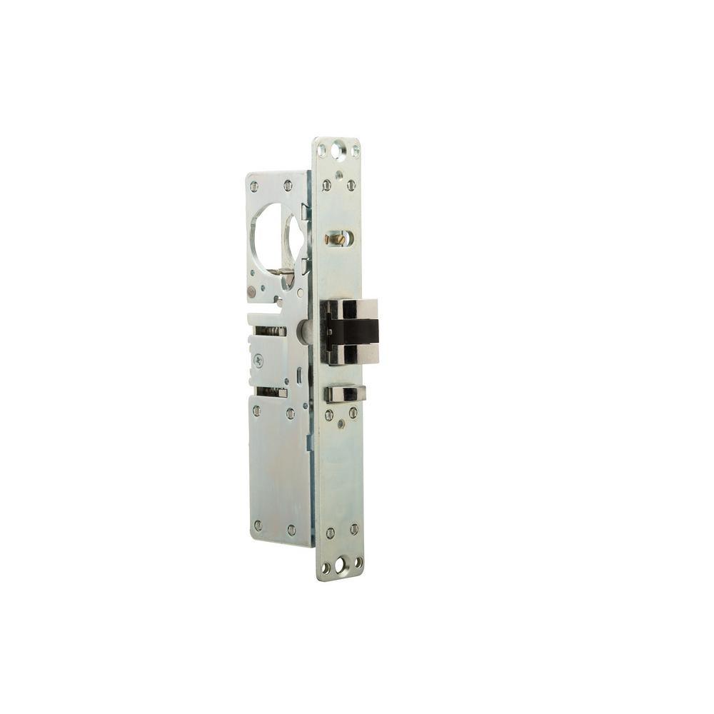 1-1/8 in. Aluminum Left-Handed Deadlatch Function Mortise Lock - Super Arbor