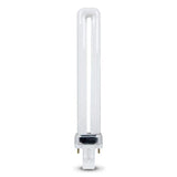 13-Watt Equivalent PL CFLNI Twin Tube 2-Pin GX23 Base Compact Fluorescent CFL Light Bulb, Cool White 4100K (1-Bulb)