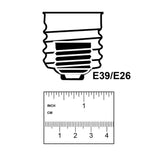 300-Watt Equivalent Daylight Quad Tube E26 Base with Mogul Adapter CFL Light Bulb (6500K) (6-Pack)
