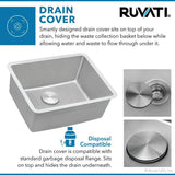 20 in. Single Bowl Undermount Stainless Steel Bar Prep Kitchen Sink