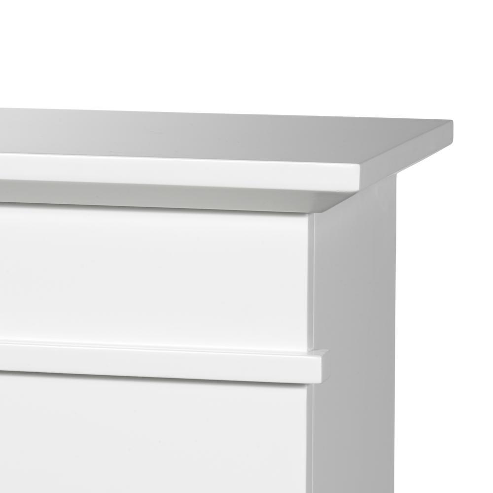 Jasmine 31 in. Mantel with a 23 in. Electric Fireplace in White - Super Arbor