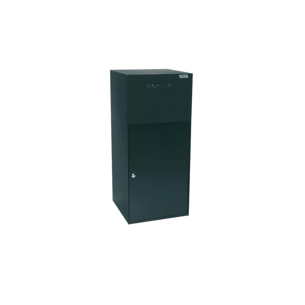 Collection Vault with Front Access and Tote in Black - Super Arbor