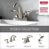 Everly 4-Piece Bath Hardware Set in SpotShield Brushed Nickel - Super Arbor