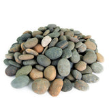 Southwest Boulder & Stone 1.0 cu. ft. 1 in. to 2 in. Buff Mexican Beach Pebble Smooth Round Rock for Gardens, Landscapes and Ponds - Super Arbor