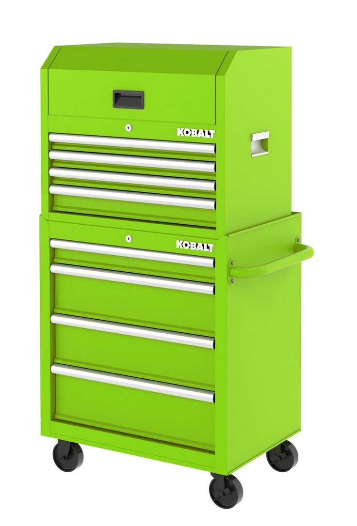Kobalt 26.7-in W x 33-in H 4-Drawer Steel Rolling Tool Cabinet (Green)