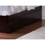 Urban Queen-King Espresso Bed Drawers - Super Arbor