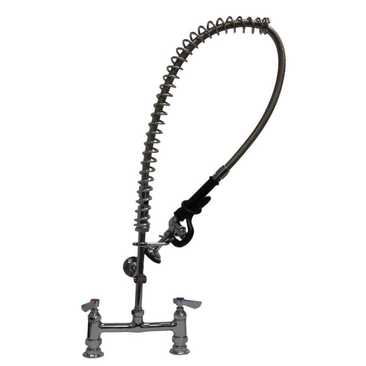 Showroom Series 2-Handle Deck Mount Pre-Rinse Spray Utility Faucet in Chrome - Super Arbor