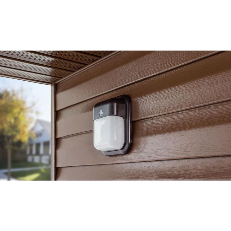 75-Watt Equivalent Integrated LED Wall Pack, 1000 Lumens, Dusk to Dawn Outdoor Security Light