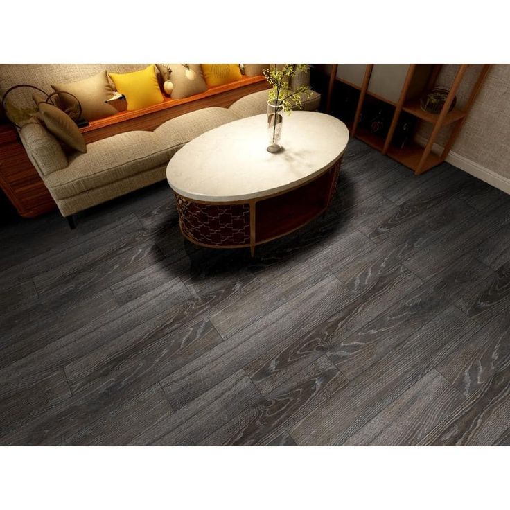 Benson Nero 6 in. x 36 in. Matte Porcelain Floor and Wall Tile (13.5 sq. ft./Case)