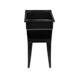 18 in. x 24 in. Recycled Polypropylene Black Laundry Sink (Pack of 2) - Super Arbor