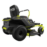 RYOBI 42 in. 100 Ah Battery Electric Riding Zero Turn Mower and Bagging Kit