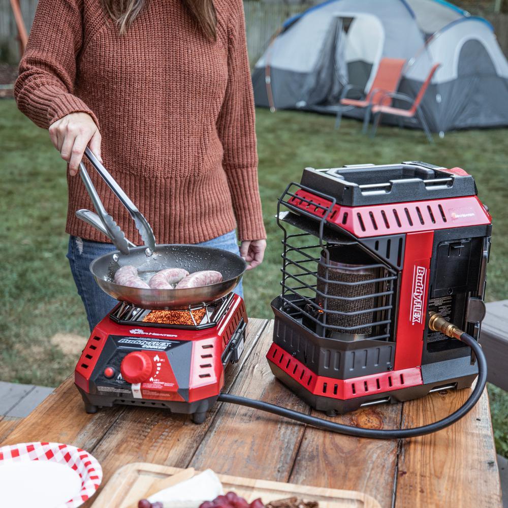 Buddy FLEX 11,000 BTU Propane Heater and 8,000 BTU FLEX Cooker - Super Arbor