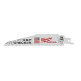 9 in. 7/11 Teeth per in. WRECKER Demolition Mutli-Material Cutting SAWZALL Reciprocating Saw Blades (5 Pack) - Super Arbor