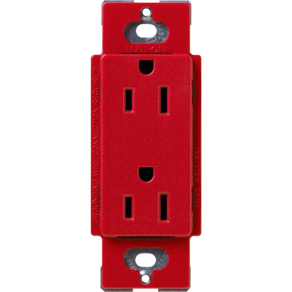 Claro 15 Amp Duplex Outlet, White - Super Arbor