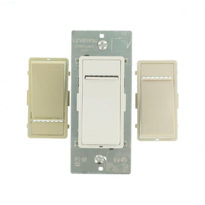 Leviton Vizia RF + 1.5-Amp Scene Capable Quiet Fan Speed Control - White/Ivory/Light Almond