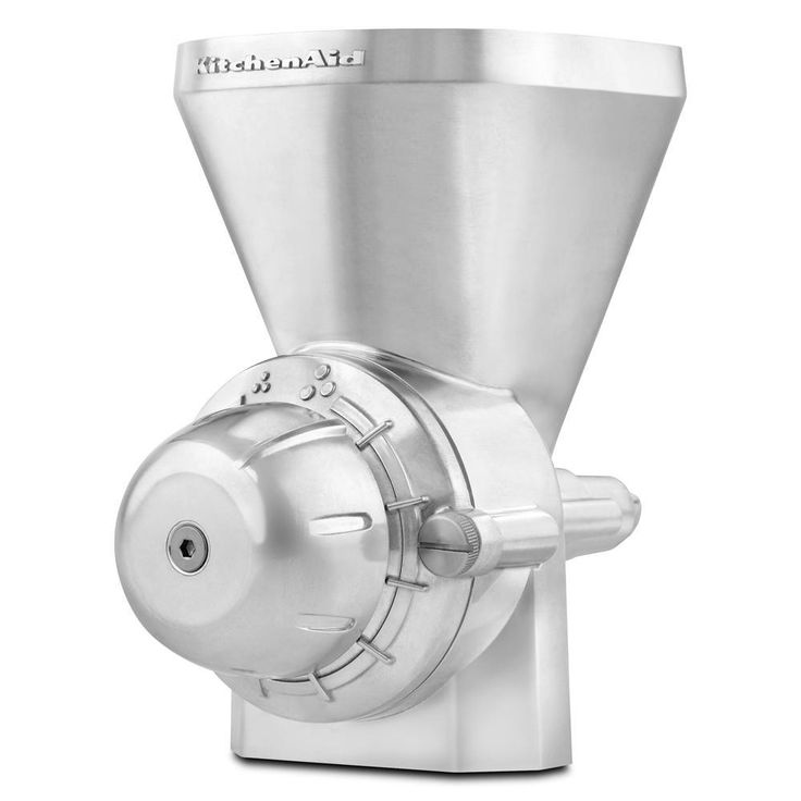 All Metal Grey Grain Mill Attachment for KitchenAid Stand Mixer