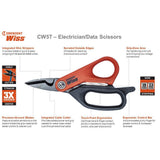 5 in. Electrical Scissors - Super Arbor