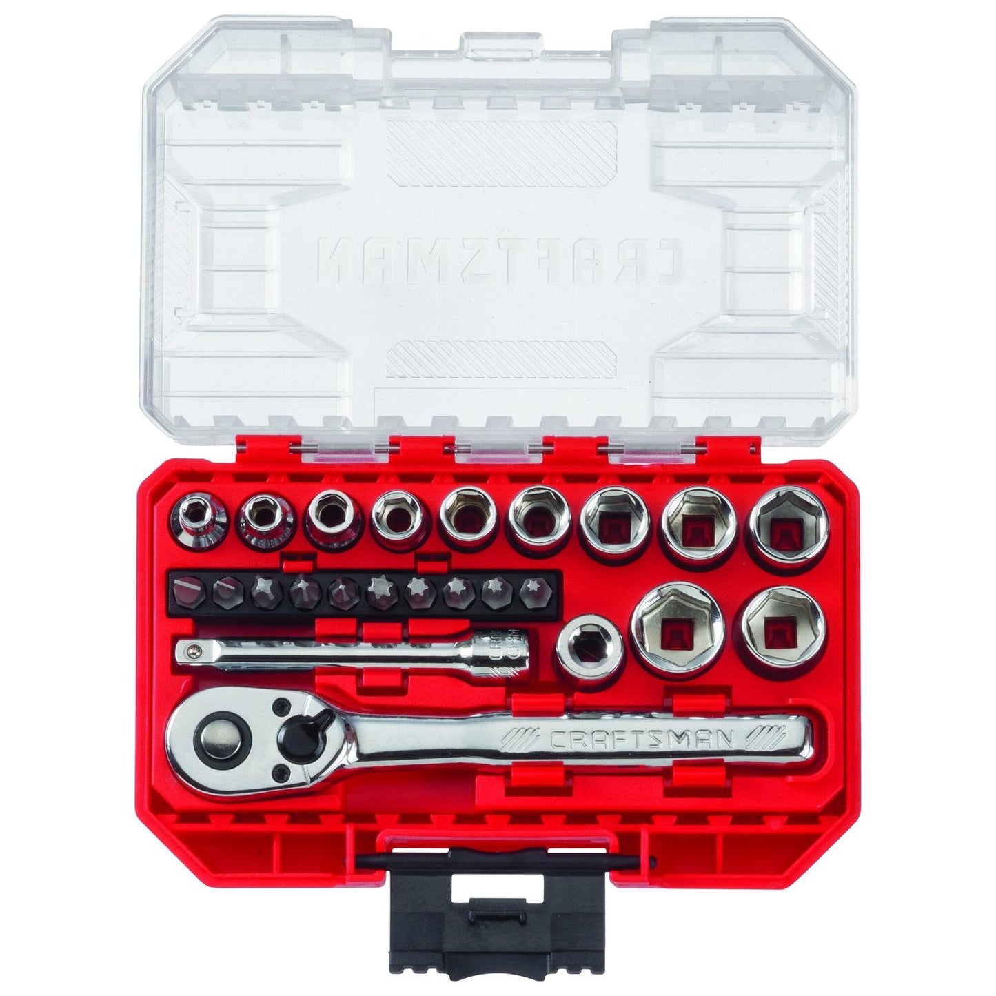 Craftsman 24 pc Metric Mechanic's Tool Set with 1/4 in. Drive and 6 Point Sockets