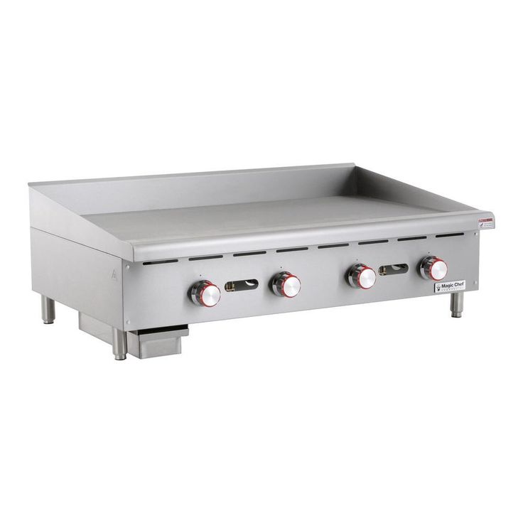 Commercial 48 in. Thermostatic Countertop Griddle