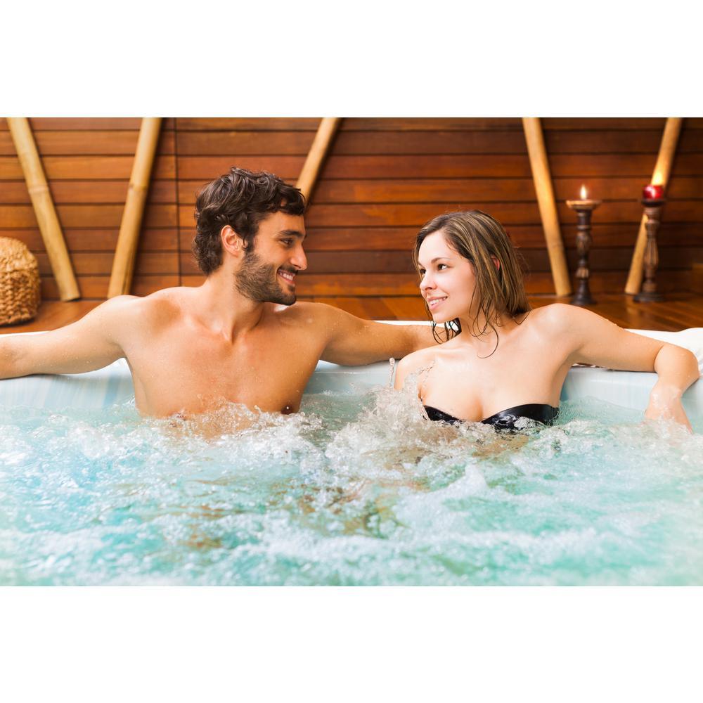 72 in. Acrylic Flatbottom Whirlpool Bathtub in White - Super Arbor
