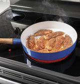 GE 30 in. 6.6 cu. ft. Double Oven Electric Range with Steam-Cleaning Convection Oven in Stainless Steel