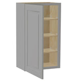 Home Decorators Collection Grayson 21 in. W x 12 in. D x 36 in. H Assembled Plywood Wall Kitchen Cabinet in Pearl Gray with Soft Close